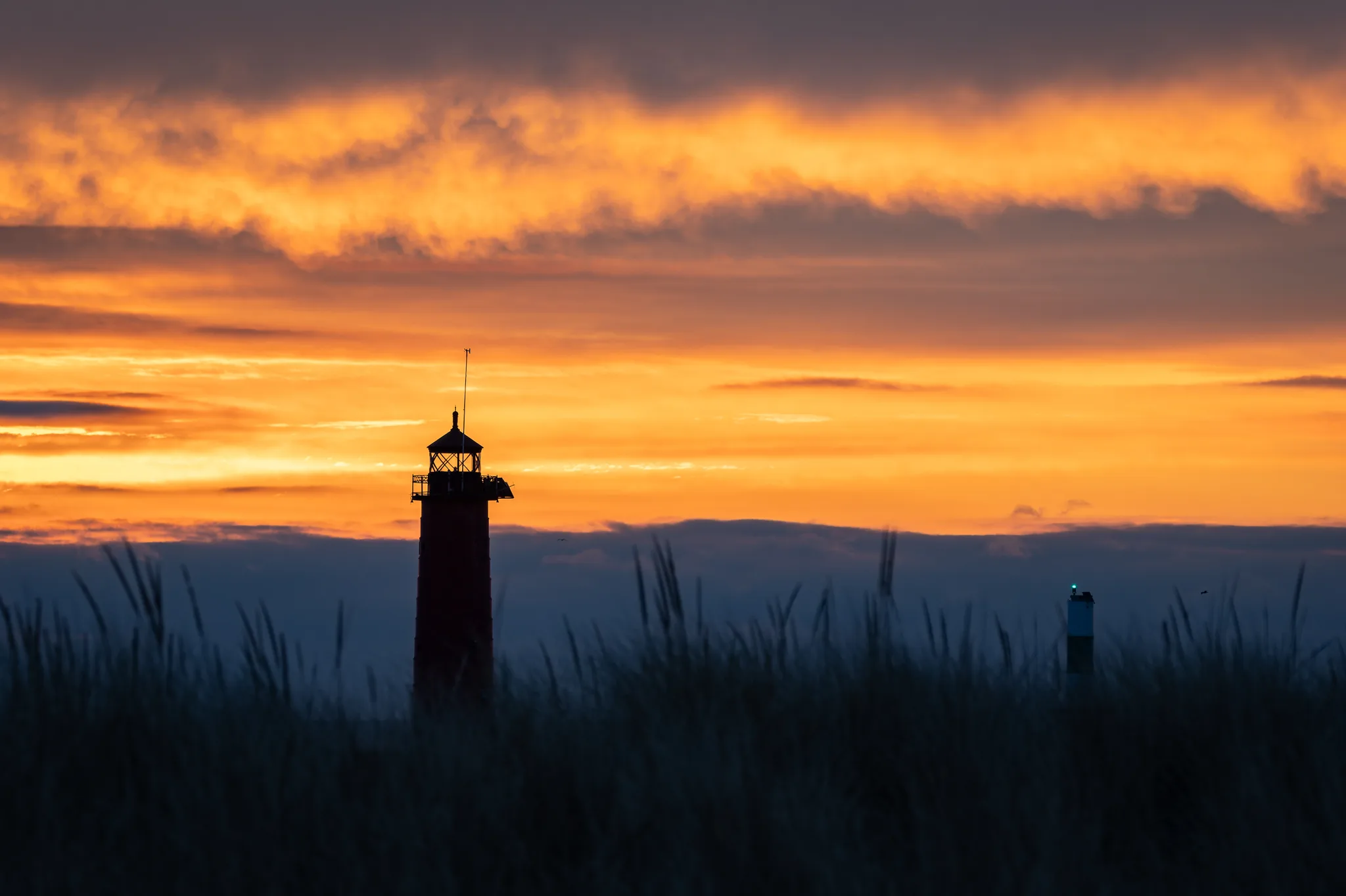 Awaiting Dawn — First light over the Kenosha lakefront